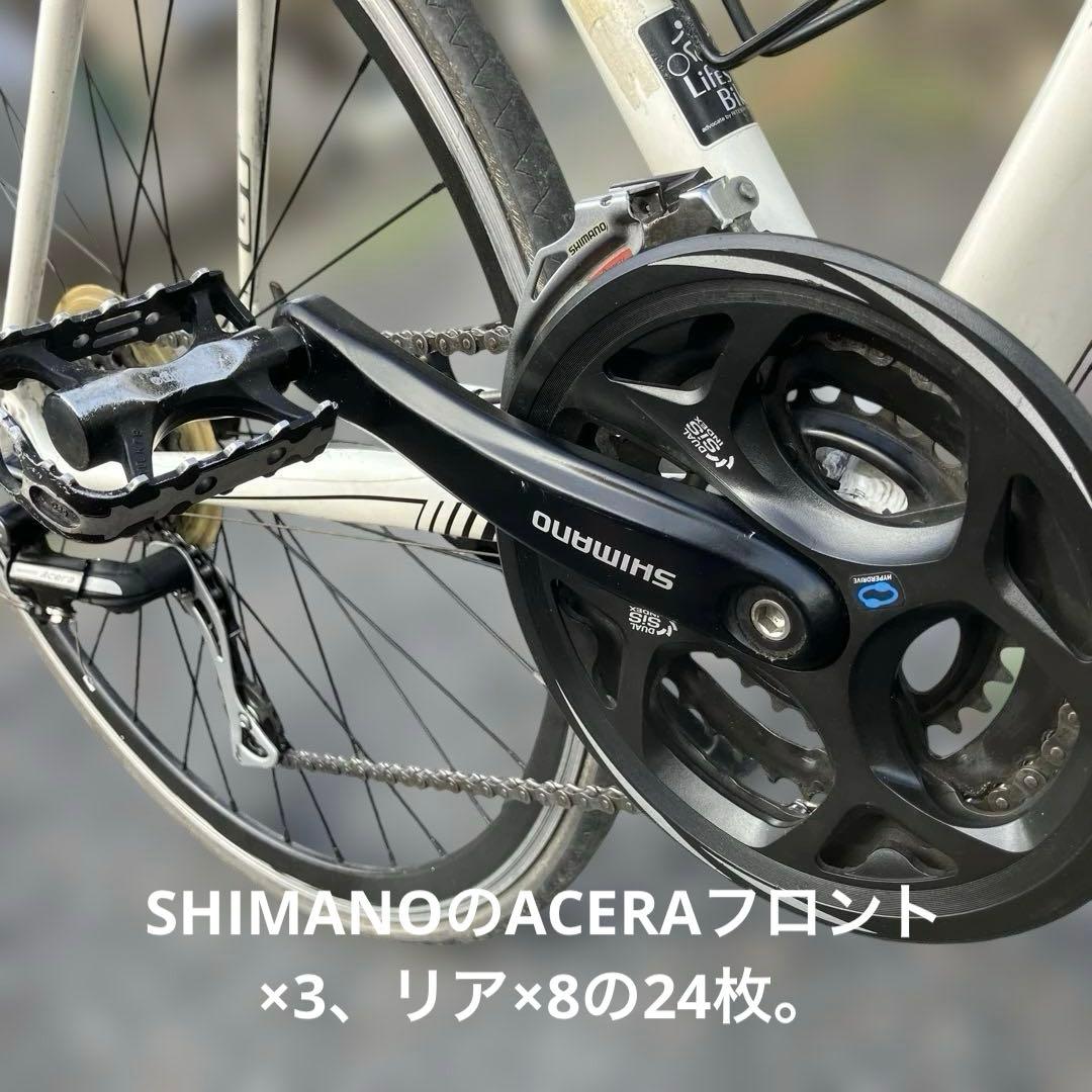 GT TACHYON 4.0 クロスバイク【アルミ】 Mサイズ白　送料込みです♫