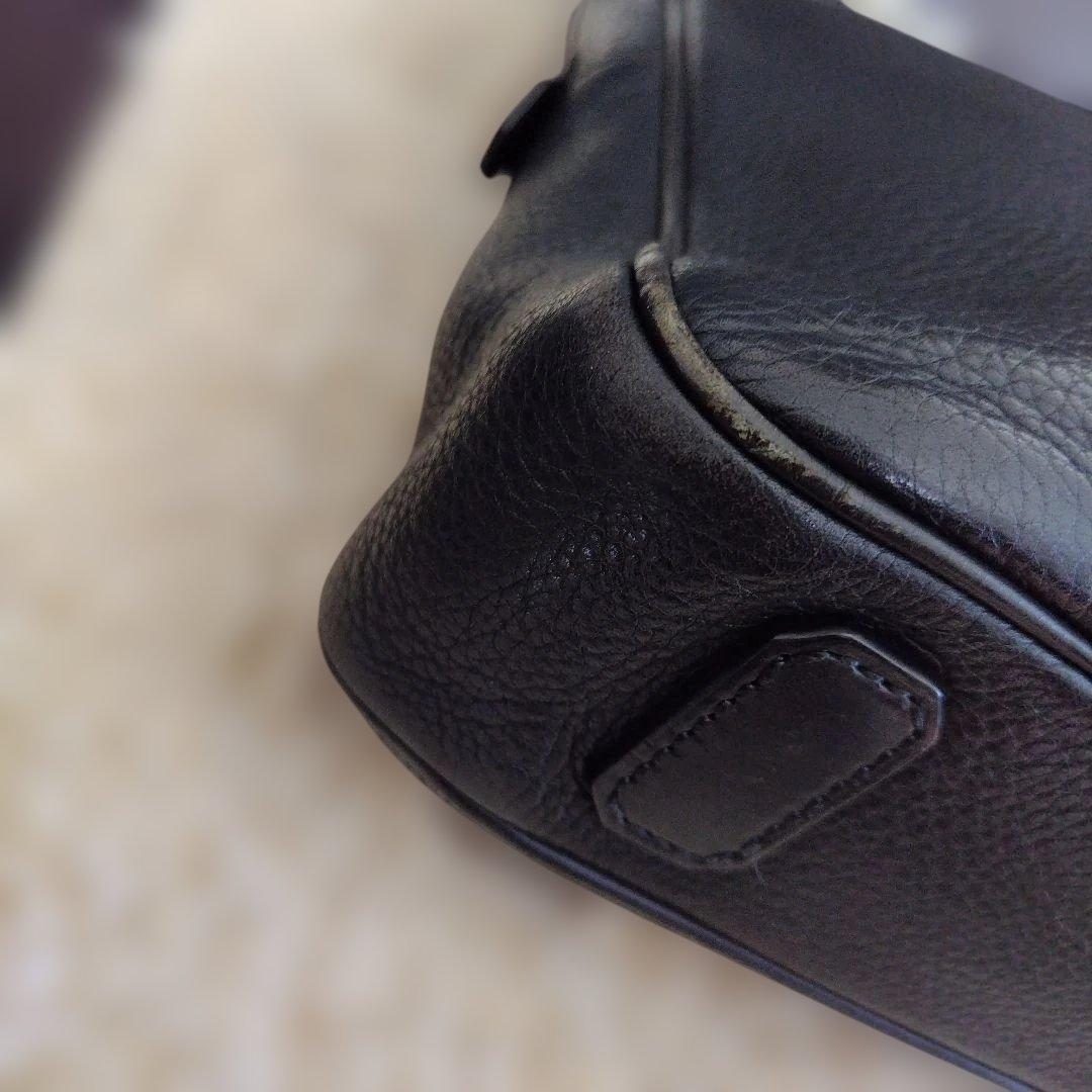 dunhill 黒 レザー ビジネスバッグ