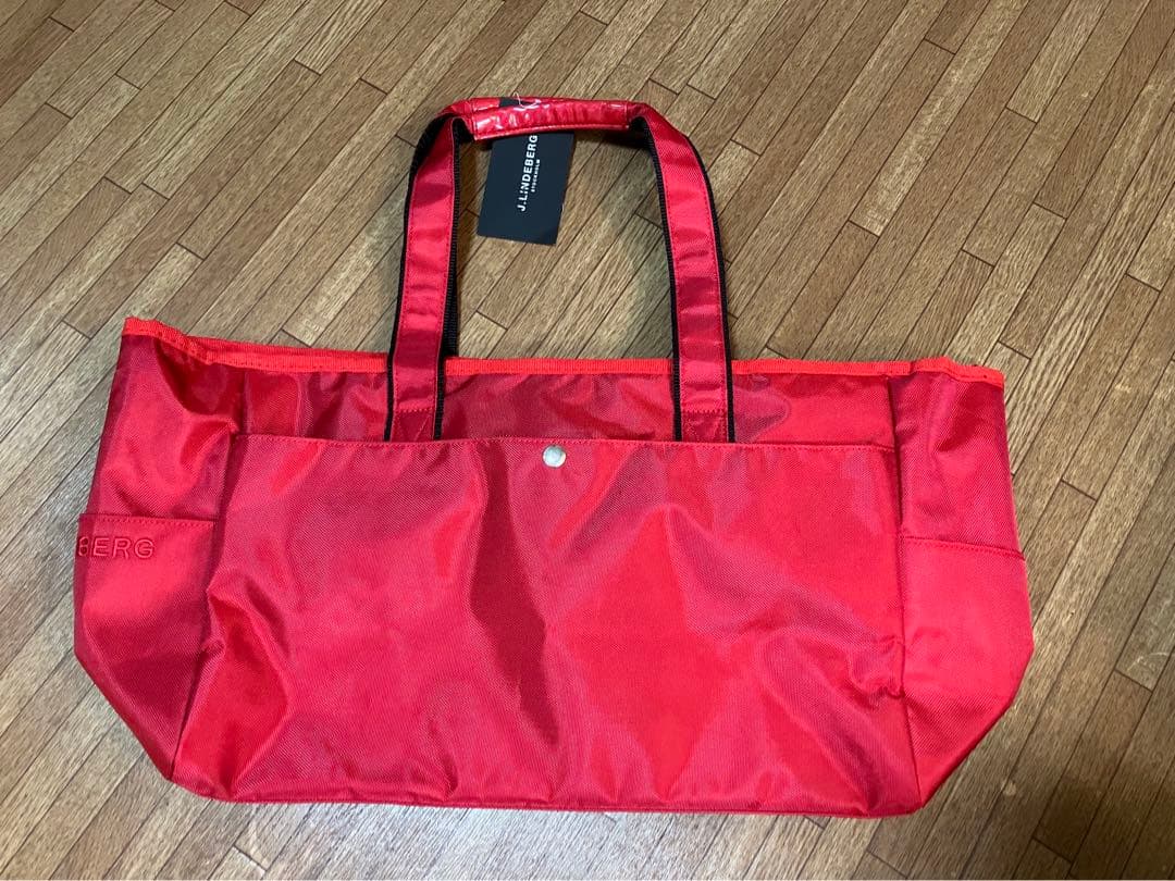 タグ付・未使用【J.LINDEBERG】Jリンドバーグ/ボストン・トートバック