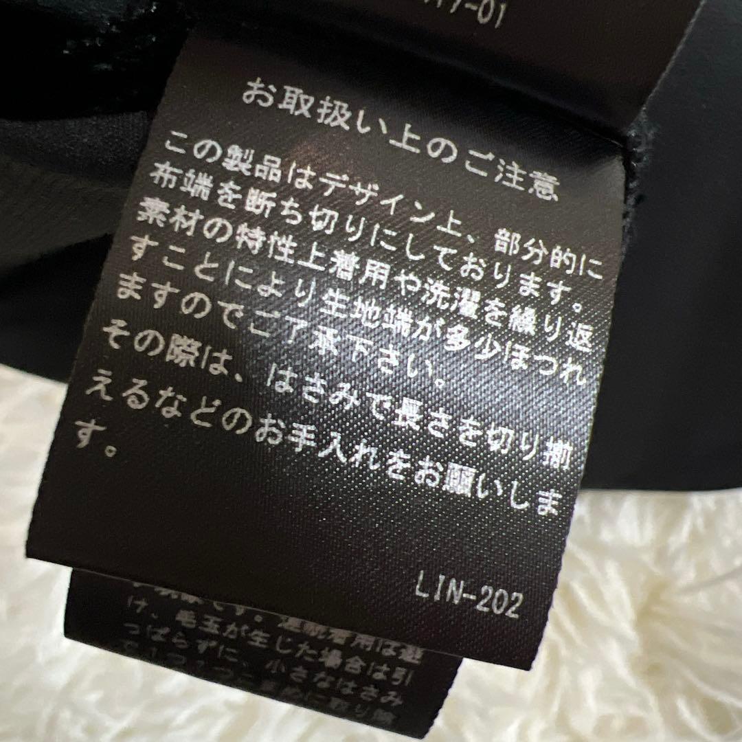 新品タグ付き✨Theory リブニットドッキングミニドレス　ブラック