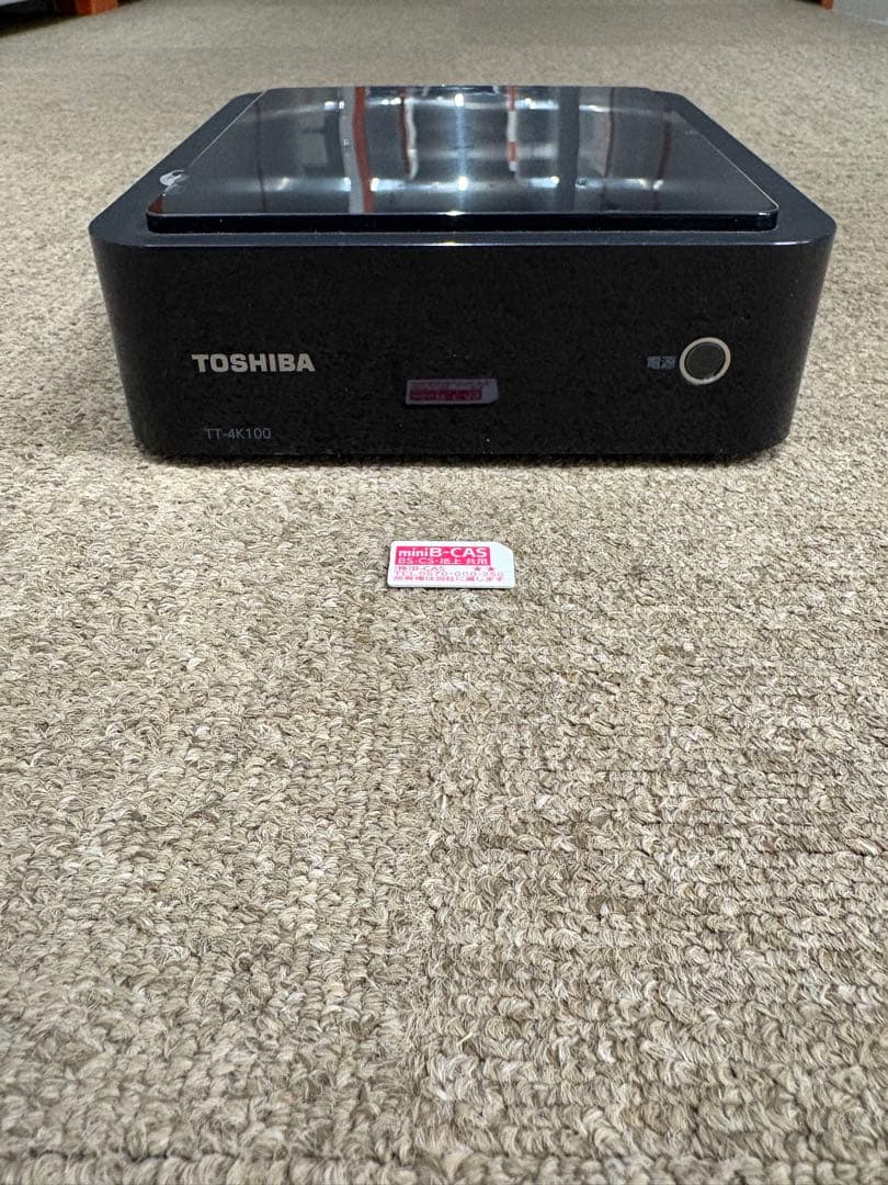 【極美品】東芝 TOSHIBA TT-4K100 4Kチューナー B-CAS付き