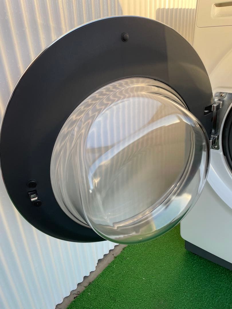 932アクア まっすぐドラム 12kgドラム式洗濯機 ヒートポンプ タッチパネル