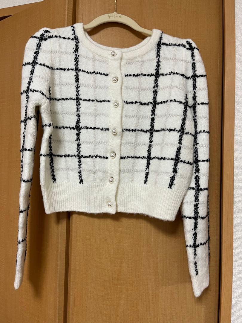 トップス Bouncy Check Knit Pullover herlipto