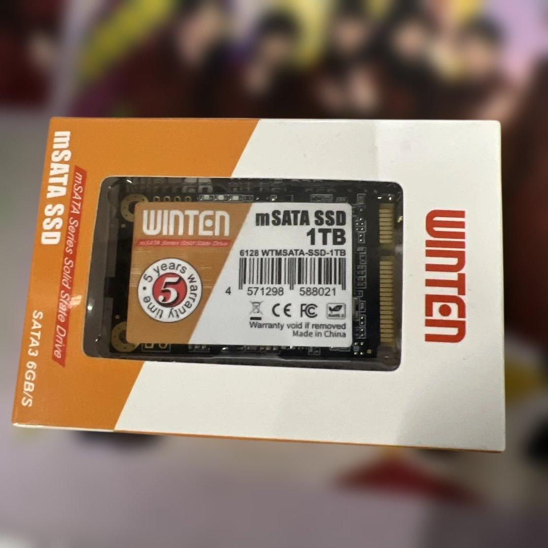 内蔵型SSD WINTEN mSATA SSD 1TB WTMSATA-SSD-1TB