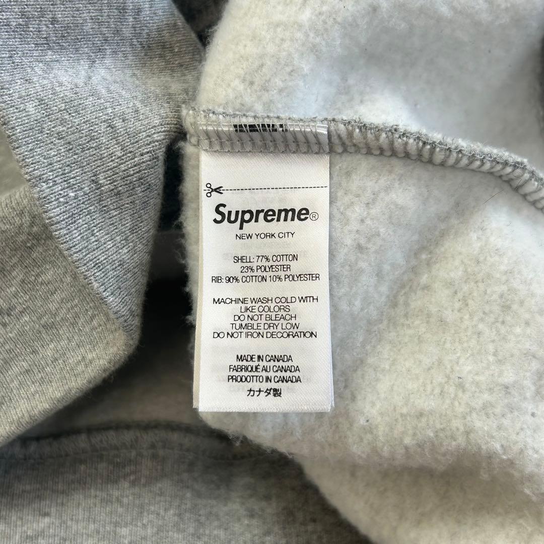 25FW Supreme Small Box Crewneck ヘザー L 美品