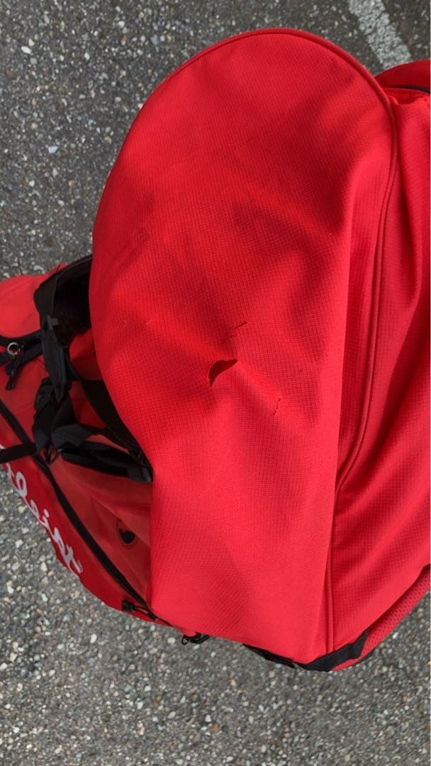 【シゲ様】Titleist 赤 キャディバッグ　スタンド式