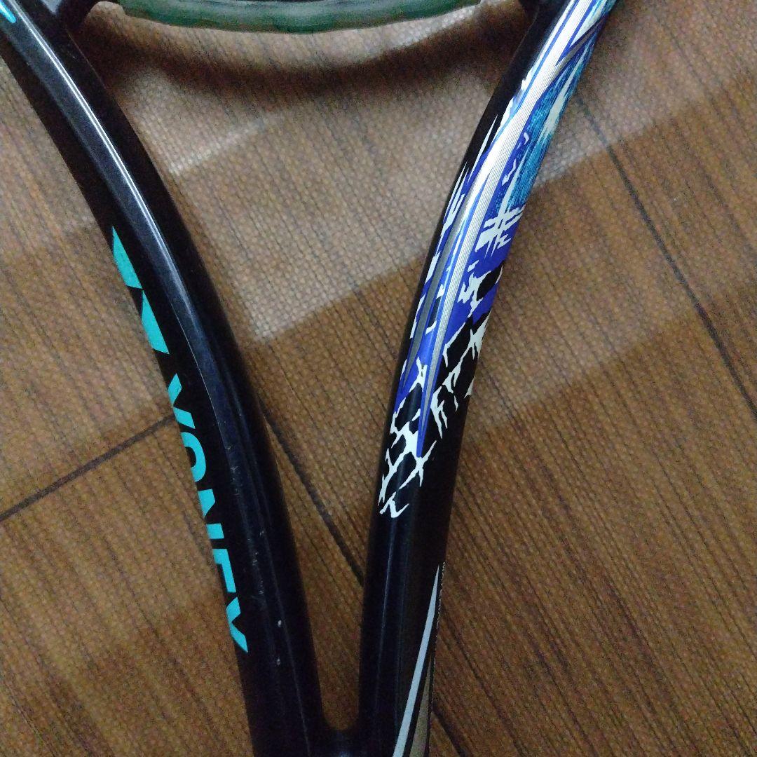 YONEX 軟式用テニスラケット 黒/青