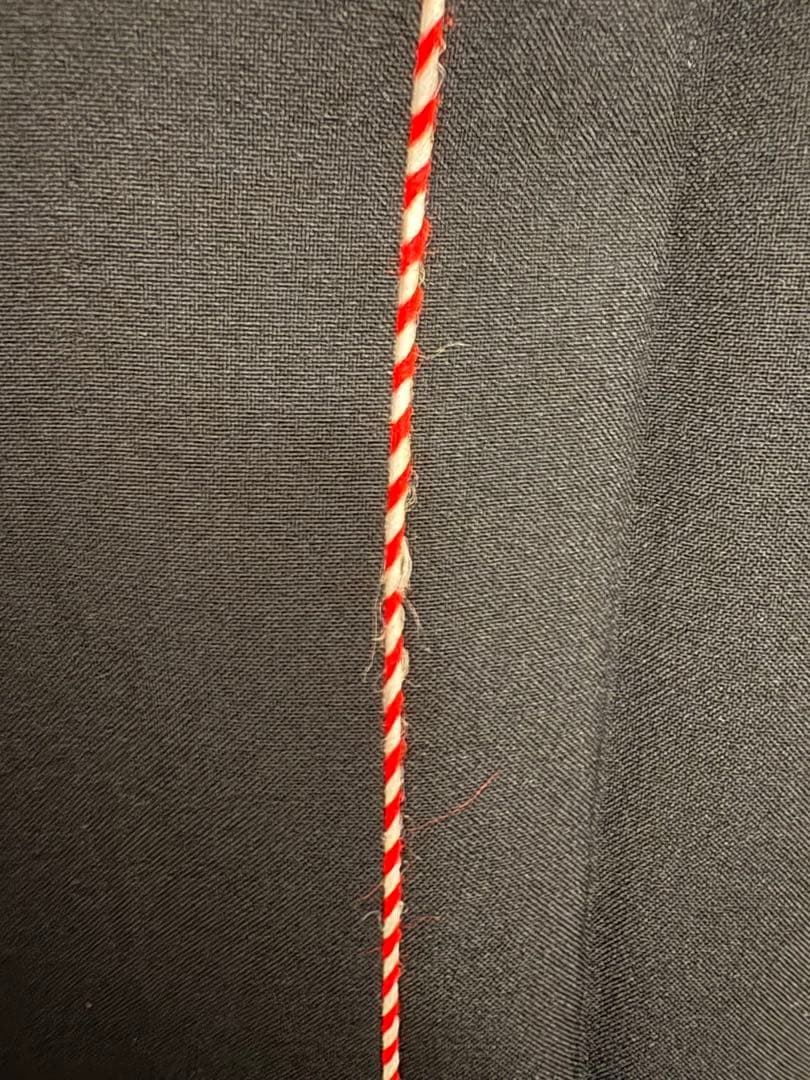 撫松庵　単衣着物　パイピング