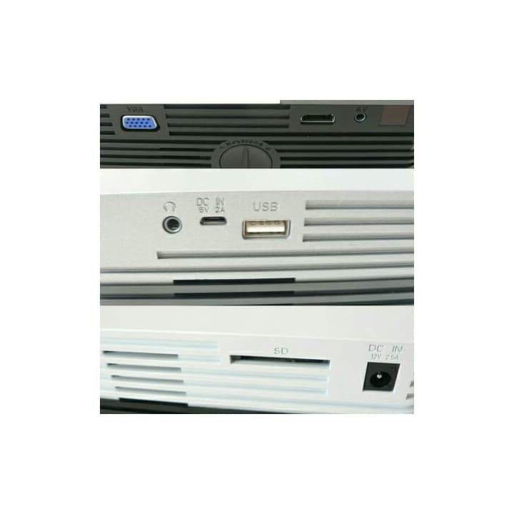 LEDプロジェクター◆　HDMI端子 ・スピーカー内蔵・２電源対応