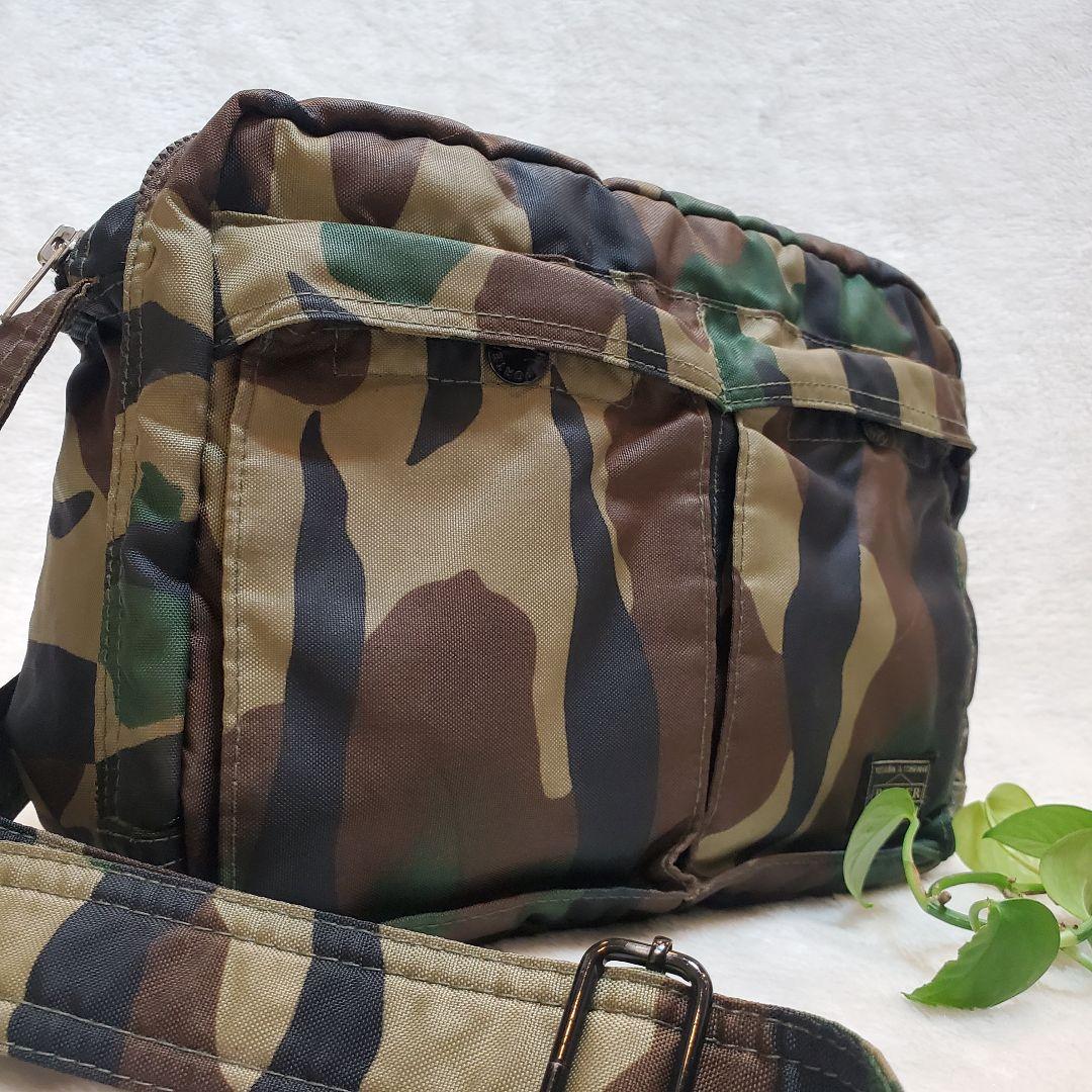 希少 美品 PORTER 迷彩柄 ショルダーバッグカモフラ