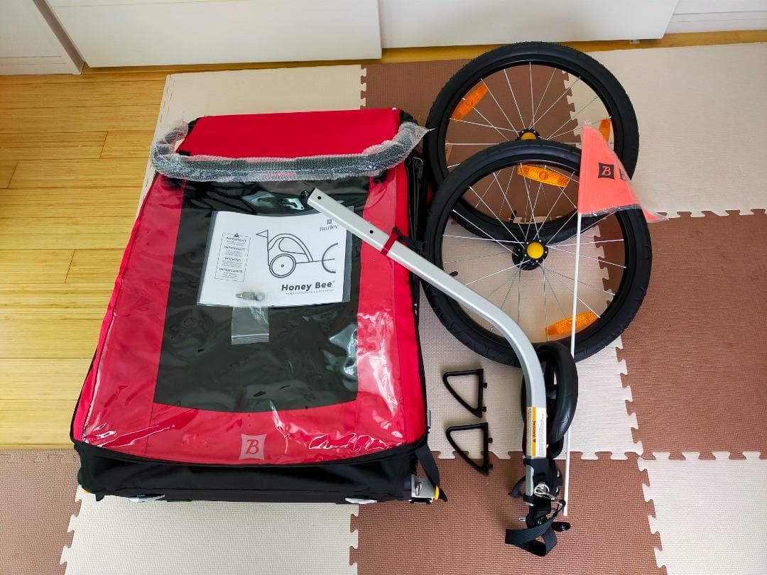 Burley(バーレー) チャイルドトレーラー ハニービー 幼児2人乗せ未使用品
