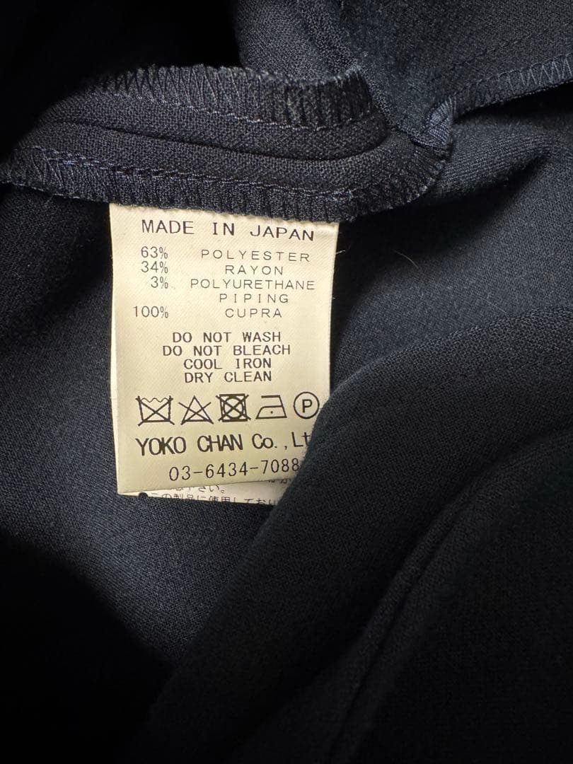 YOKO CHANネイビー パールワンピース 40 パール倒れないタイプ