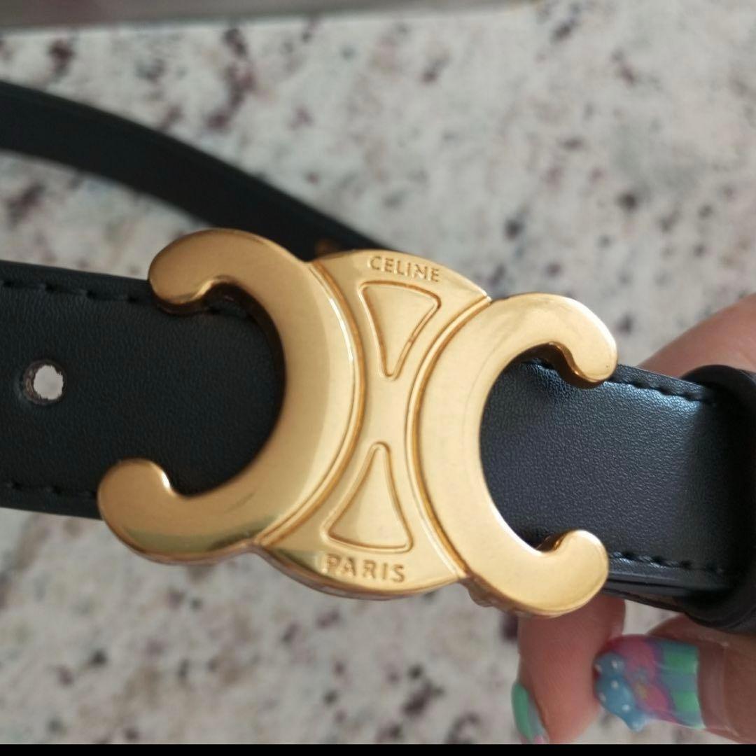 セリーヌ CELINE ベルト ブラック 75 (美品)