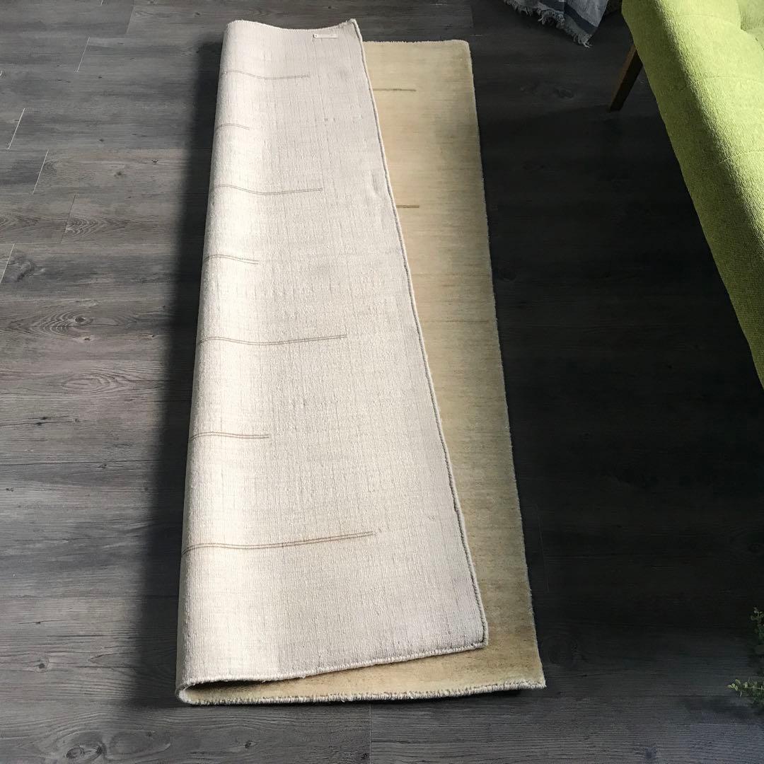 ウール ラグ ラグマット 絨毯 100x160cm 一点もの