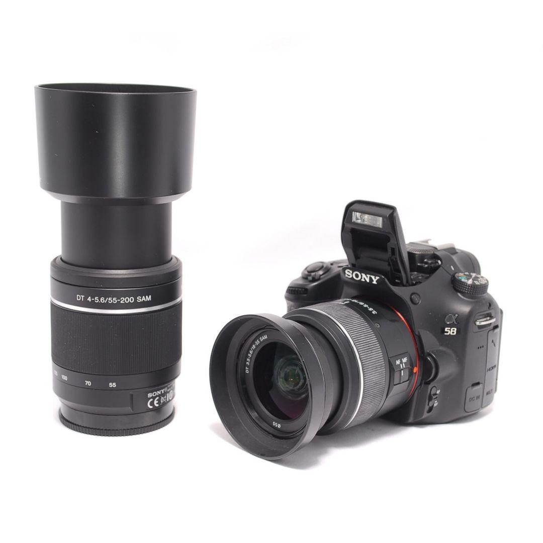 ❤即購入1000円OFF❤ ソニー α58 望遠レンズ ダブルズームキット
