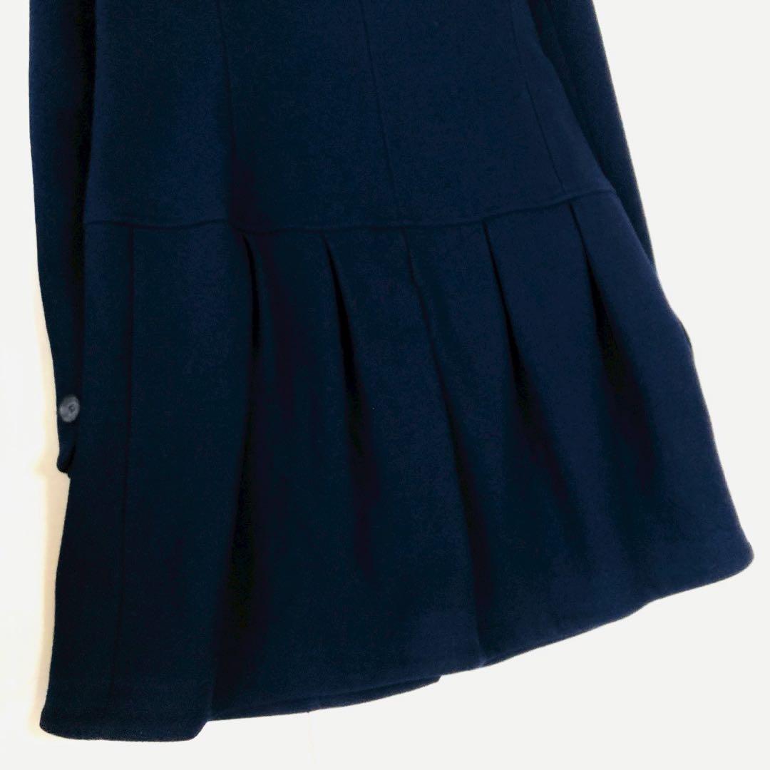 美品✨️近年モデル　マックスマーラ　ペプラム　ミドル丈コート　フリルデザイン