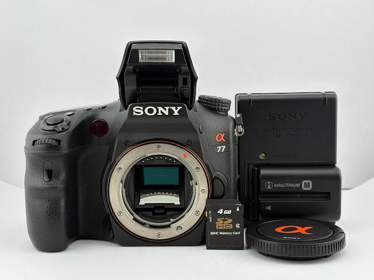 ★極上美品★ソニー SONY α77 SLT-A77V『ショット数15,015』