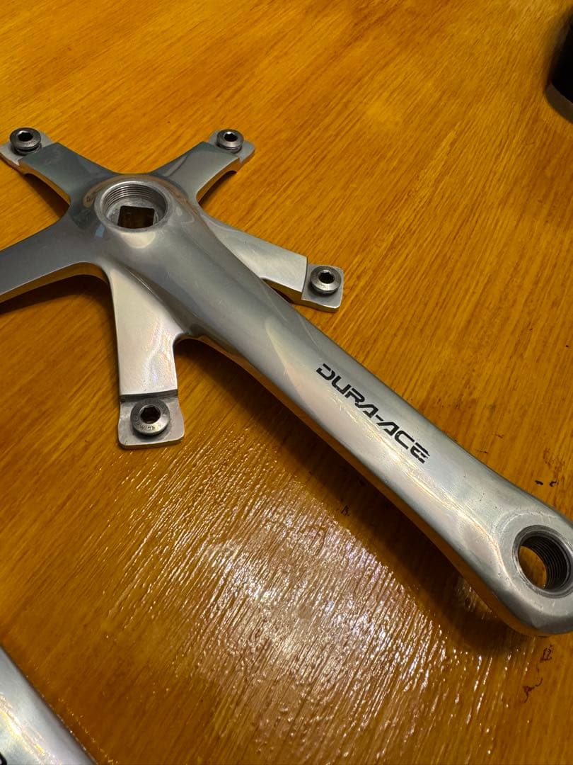 中古DURA-ACEピスト用クランクFC-7600 167.5mmNJS刻印あり