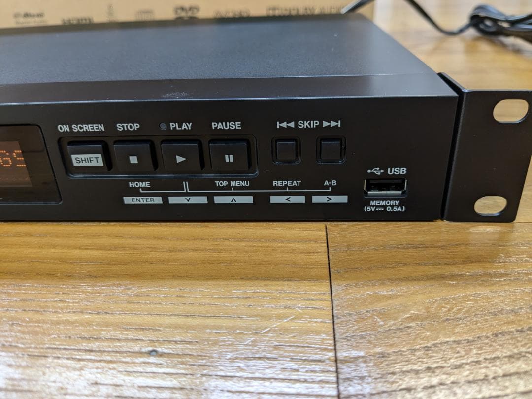 新品未使用　TASCAM Blu-ray player BD-01U　送料込