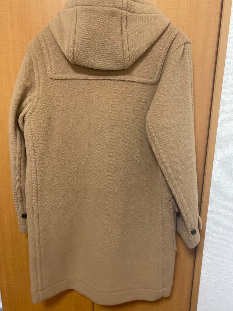 INVERTRE ベージュ ダッフルコート フード付き　38 英国製