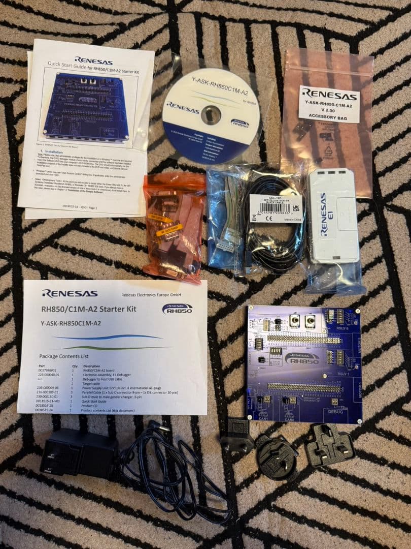 ルネサス RH850C1M-A2 スタータキット