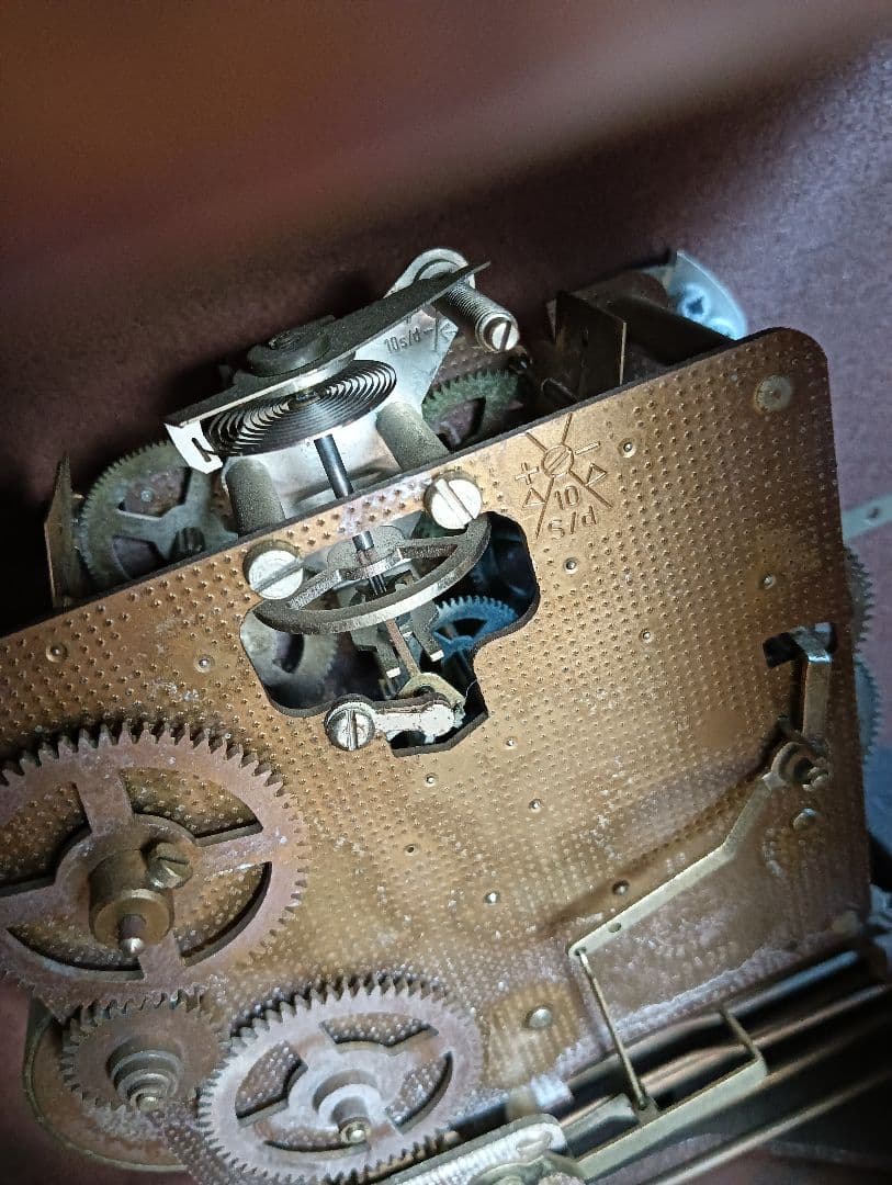 フランツ ヘルムレ社 ドイツ製 置時計 Franz Hermie 希少