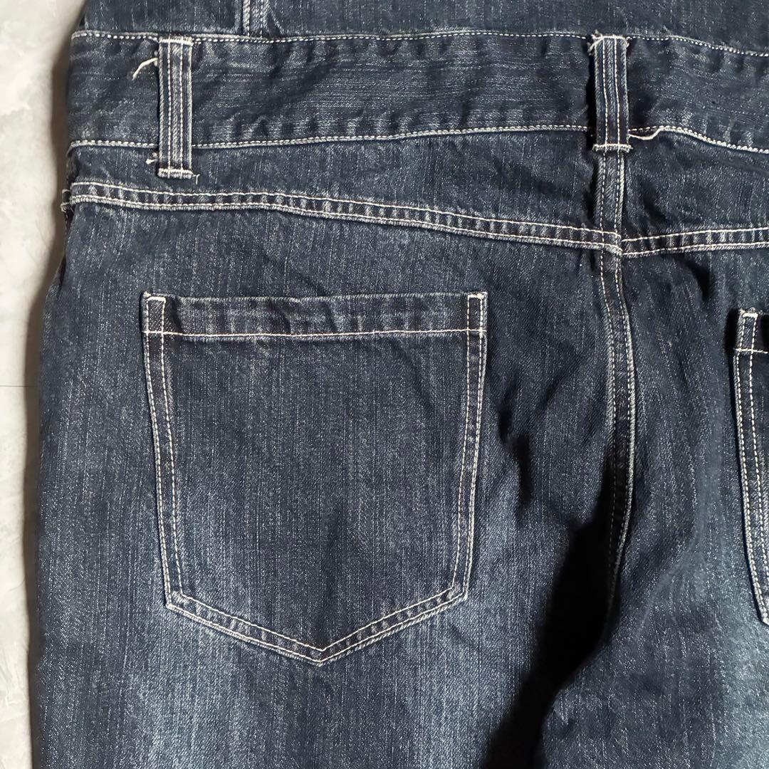 VANSON フライングエンブレム 刺繍 ダークデニム オールインワン バイカー