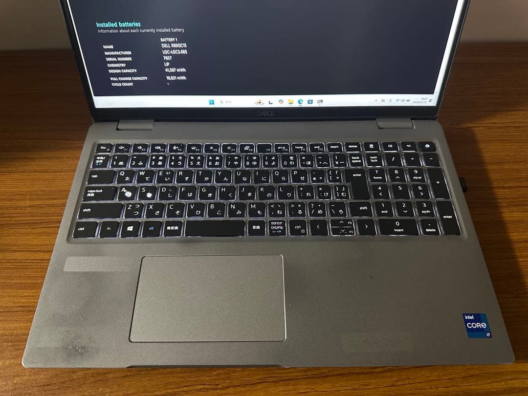 Windowsノート本体 Dell Latitude 5520 i7-1165G7 8Gb 256Gb