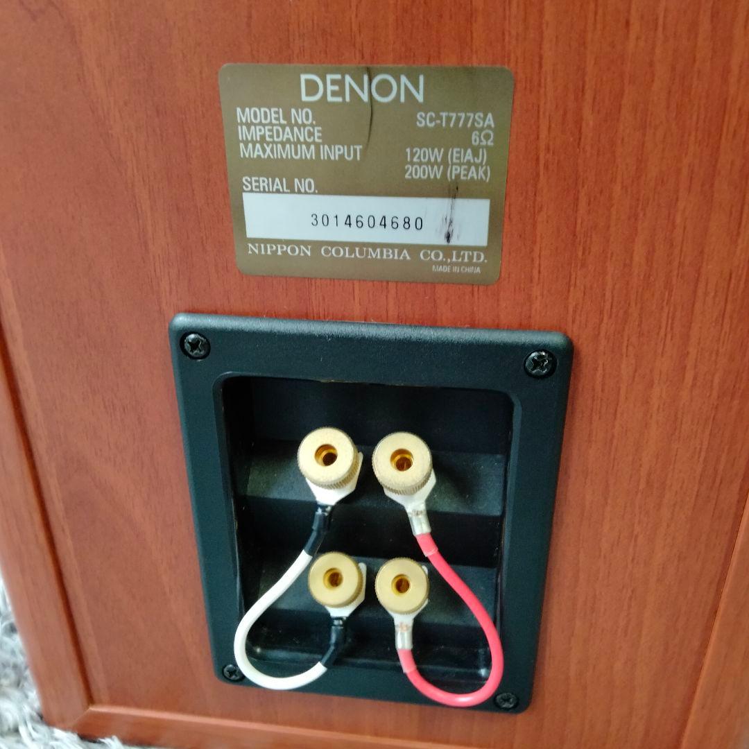 ② DENON デノン 3way Tollboy スピーカー SC-T777SA