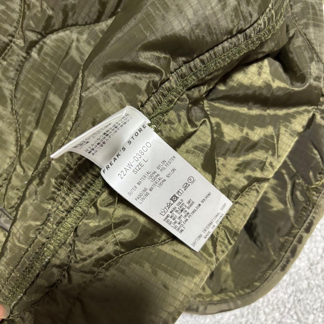 ビッグシルエット ライナー付き ショートモッズコート　フリークスストア