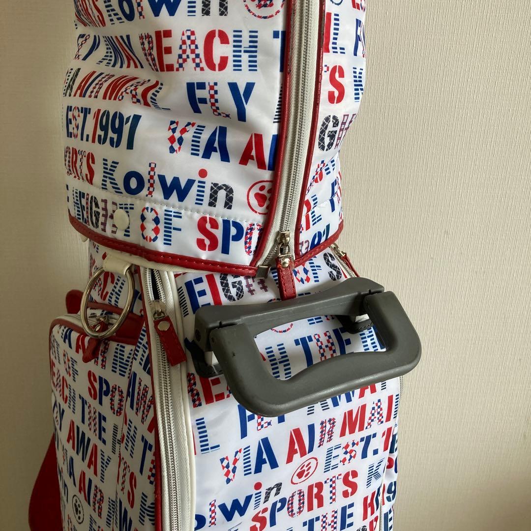 Kolwin コルウィンキャスター付きキャディバッグ 3.6Kgゴルフバック