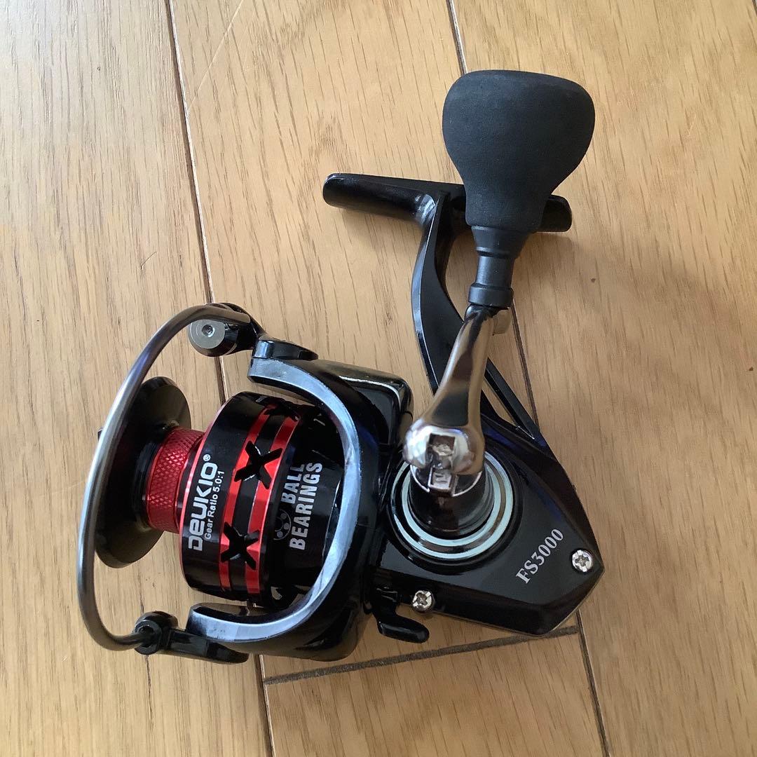2.1mスピニングロッドとベイトロッド&スピニング3000番とベイトリール