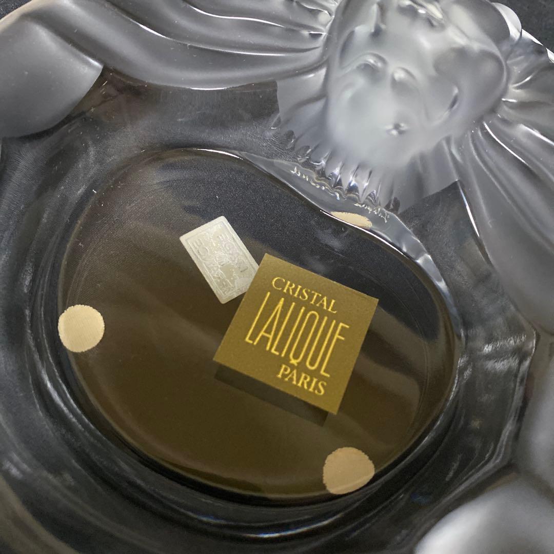Lalique Crystal ラリック　ライオン　ヘッド　灰皿　未使用　美品