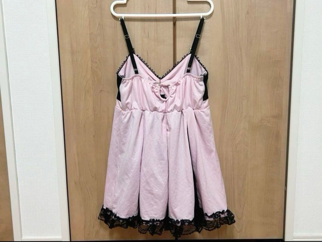 GOLDS♡ダイヤ♢バックル♡ビジュー付きキャミトップス／チュニック♡ピンクM