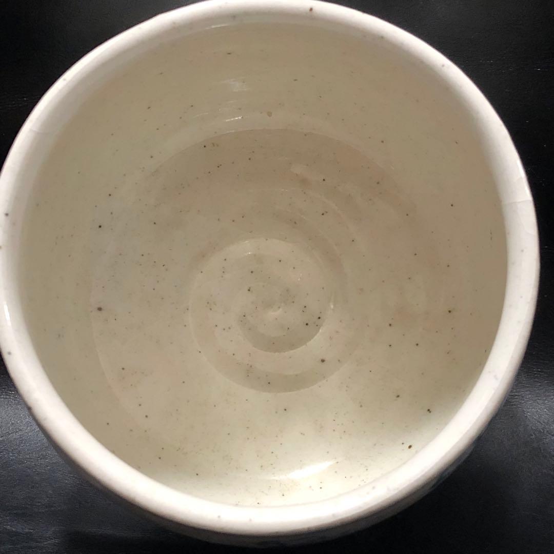 美しい古美術◼️蔵から富士山を眺めながら不老長寿を語らう仙人の抹茶茶碗が出て来た。