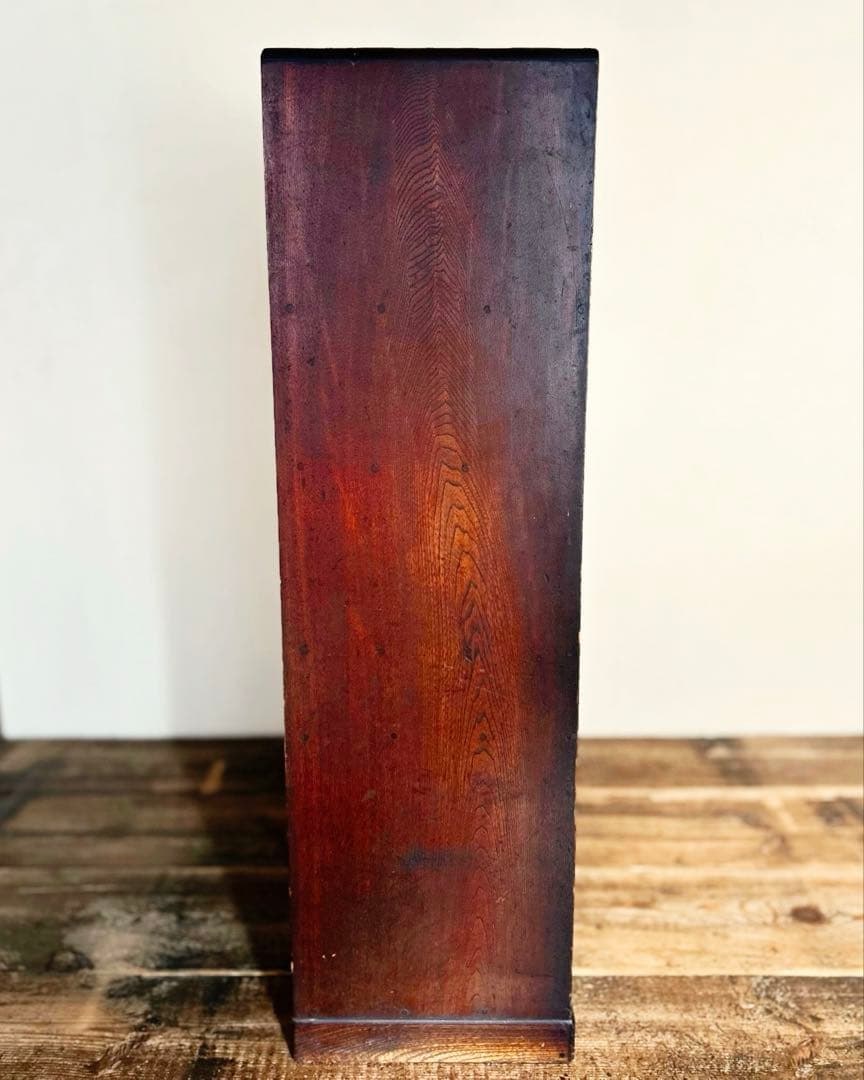 昭和レトロ 古家具 木製 飾り棚 ガラス戸 アンティーク 和家具 収納棚