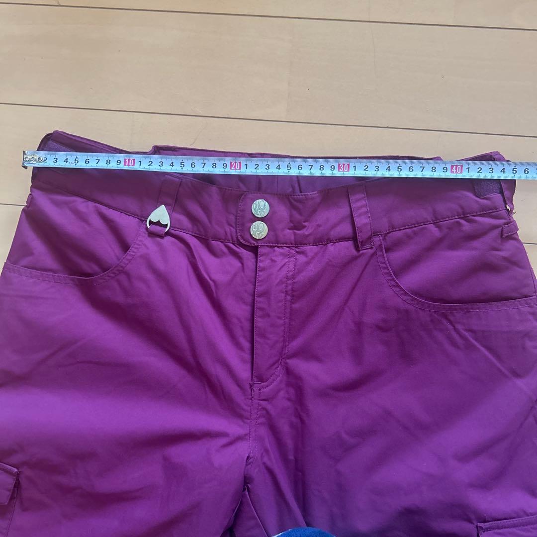 Roxy パープル スノーボードパンツ Lサイズ