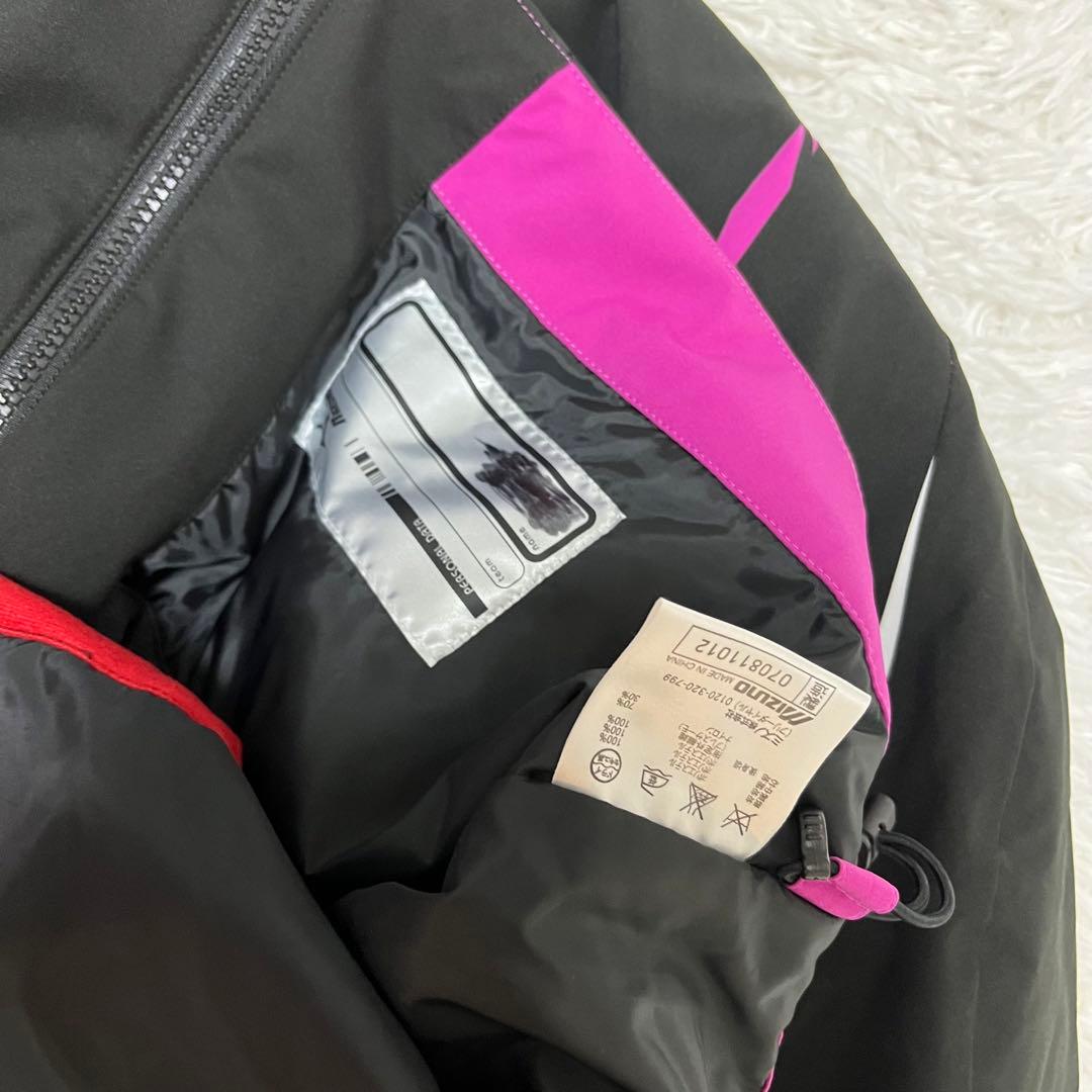 最高級 ミズノ MIZUNO スキーウェア セットアップ serious 黒