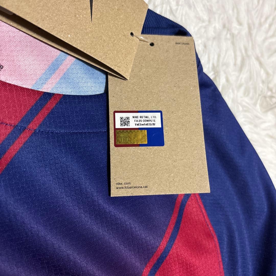 [正規品] 新品 FCバルセロナ ホーム ユニフォーム 長袖 ガビ #6 XXL