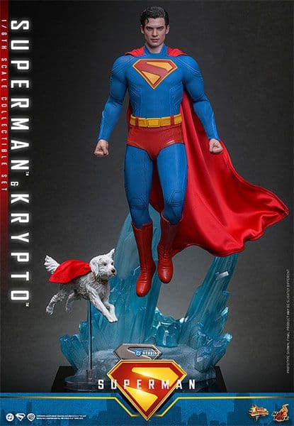 【ムービー・マスターピース】1/6 スーパーマン＆クリプト【ホットトイズ】