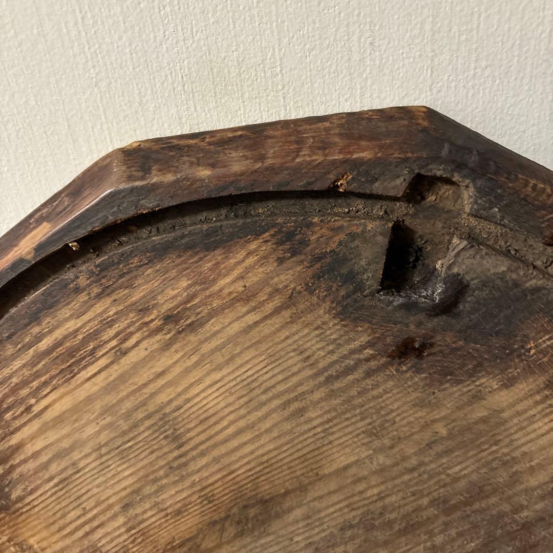 李朝十二角膳天板その64 盆.古道具.骨董品.韓国骨董. Antique.酒器盆