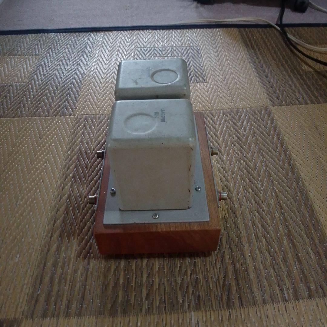 真空管アンプ シルバー/ウッド