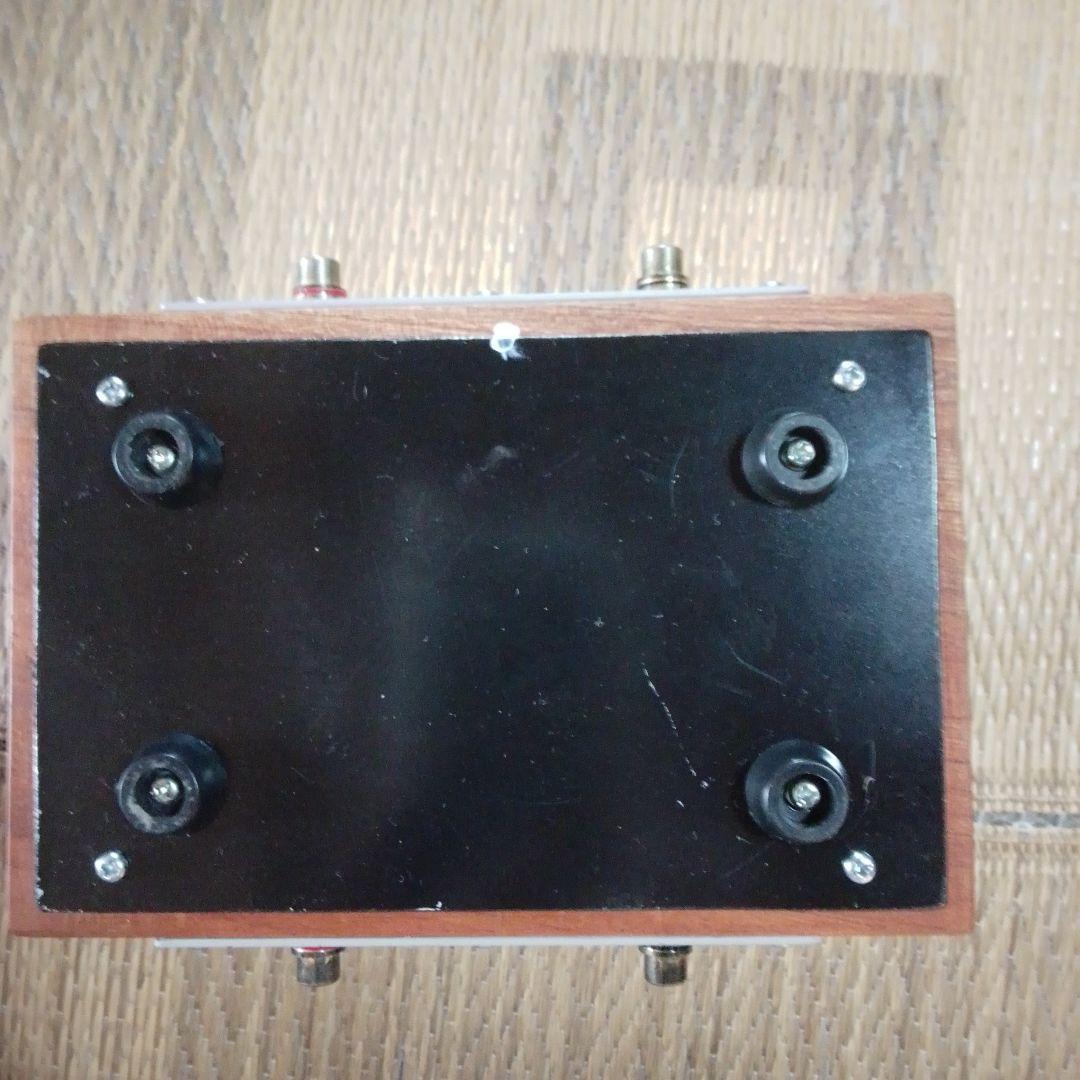 真空管アンプ シルバー/ウッド