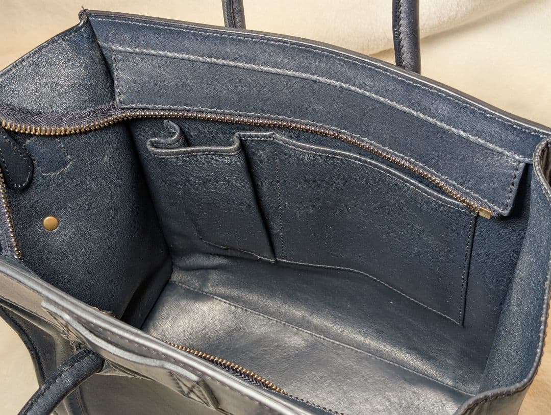 CÉLINE セリーヌ ラゲージ マイクロショッパー ハンドバッグ