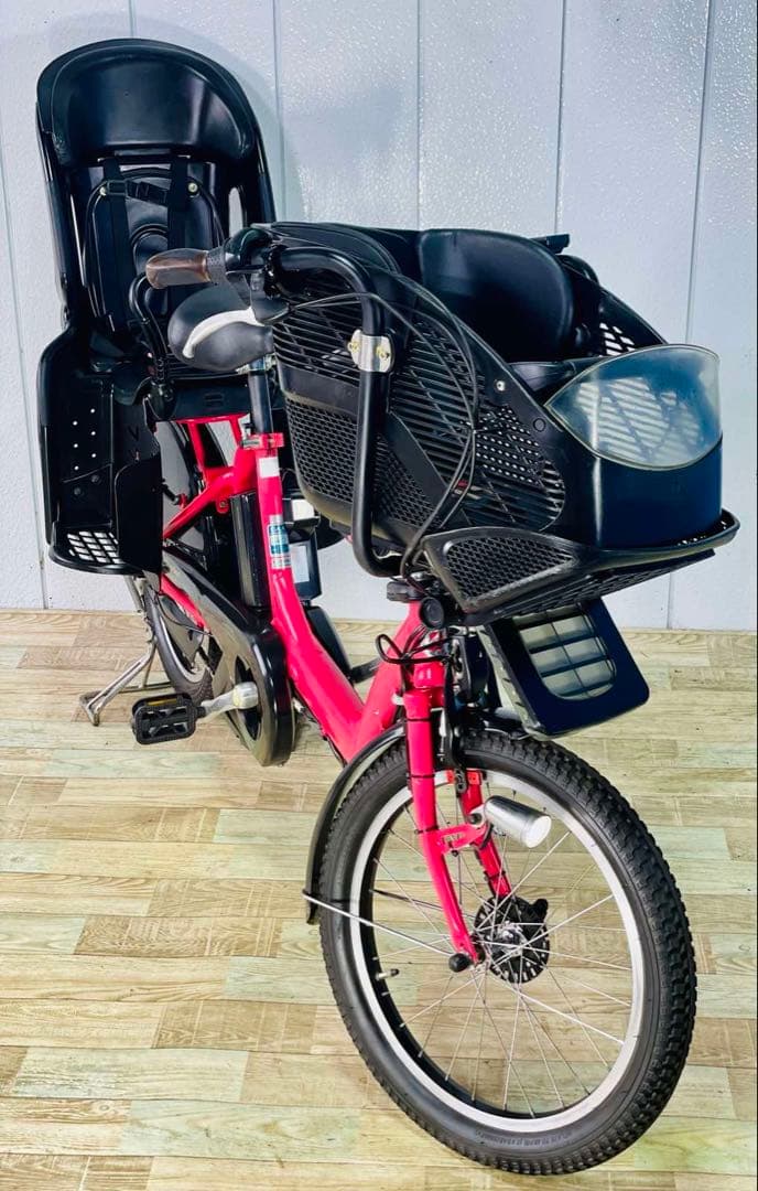 2945ブリヂストン8.7アンペア3人乗り対応子供乗せ　電動アシスト自転車