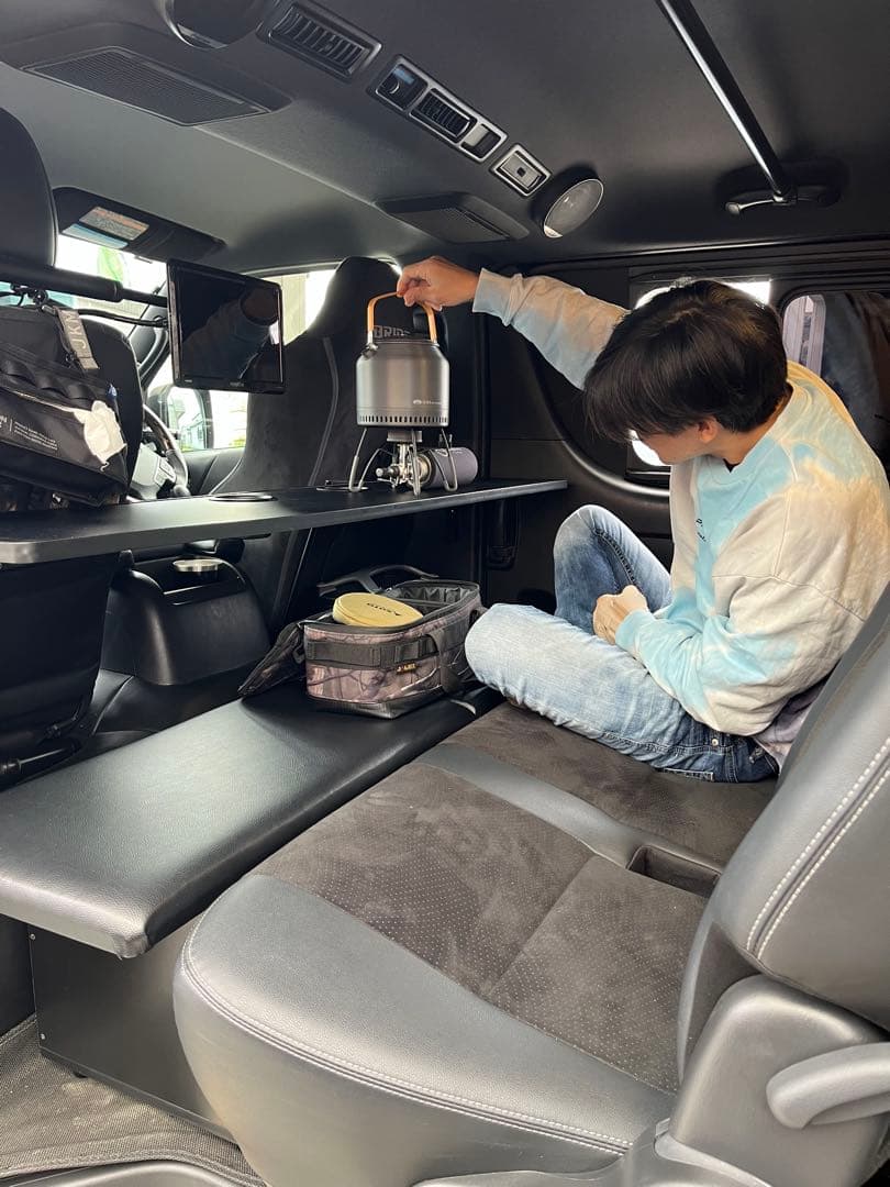 poさん予約　ハイエース　折り畳み　セカンドテーブル　金具のみ