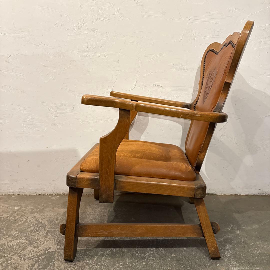 ヴィンテージチェア　レザーソファ