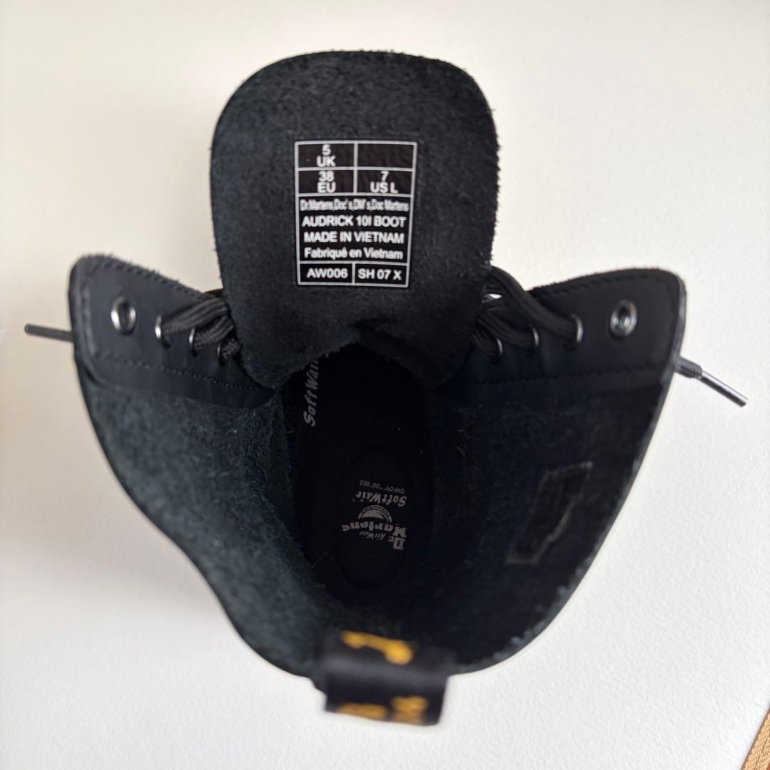 ＊美品【ドクターマーチン】AUDRICK ブーツ　レザー　ブラック　UK5