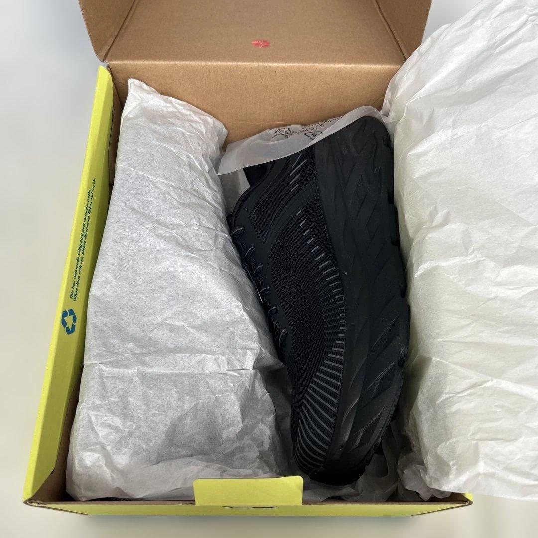 【新品タグ付き】HOKA ONE ONE Bondi 7 ブラック 27.5cm