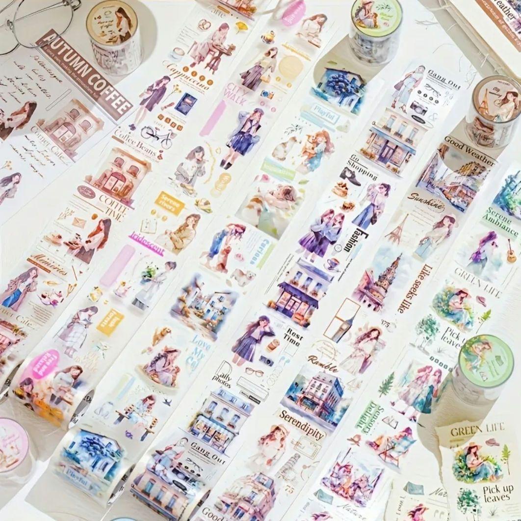 コラージュ　PETテープ　テープシール10種類